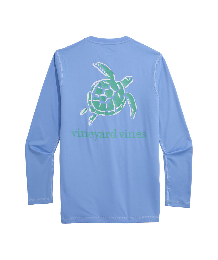 OUTLET Kids' Long-Sleeve Hope Scenic Turtle Rashguard