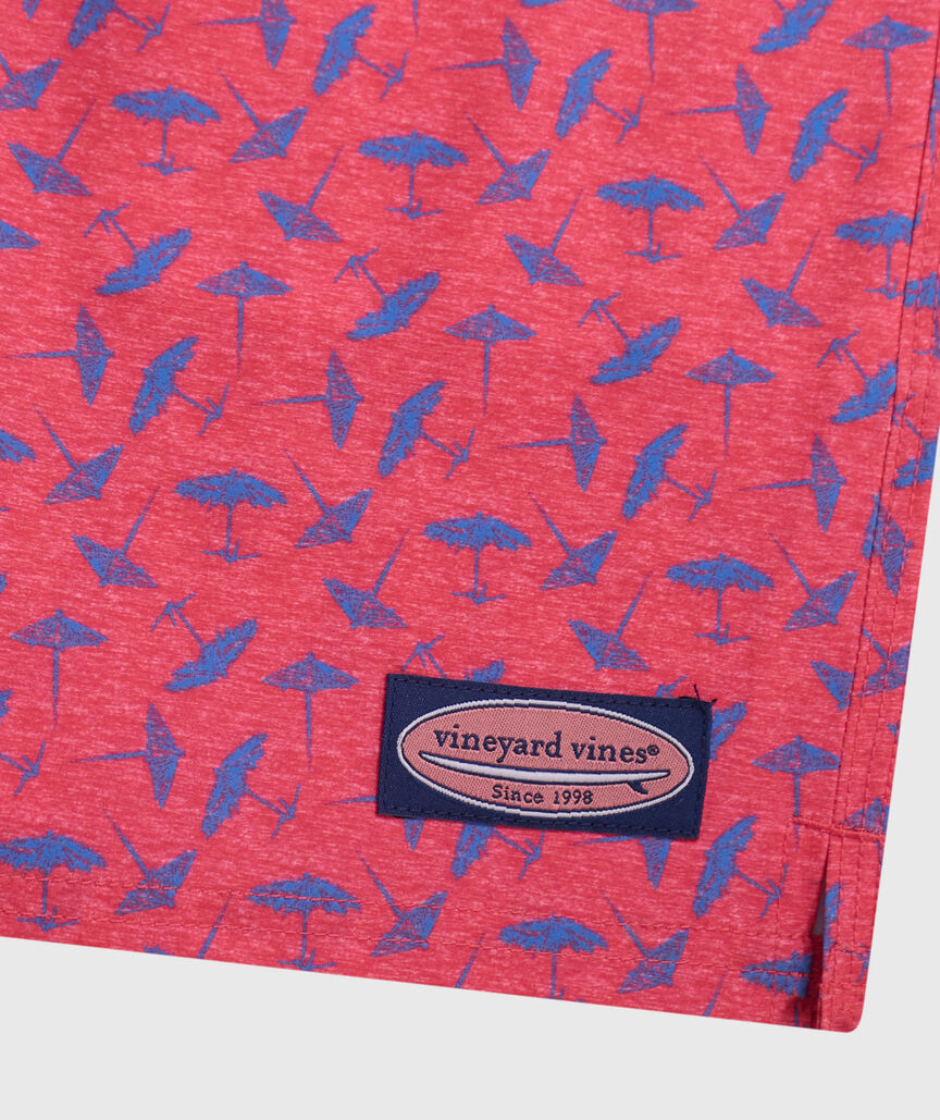 OUTLET 7 Inch Island Umbrellas Chappy Swim Trunks