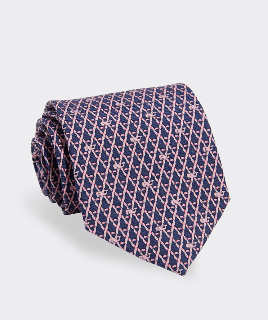 Limited-Edition Breast Cancer Awareness Geo Printed Tie