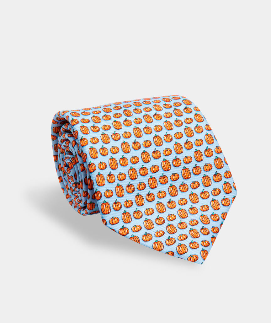 Pumpkins Printed Extra Long Tie