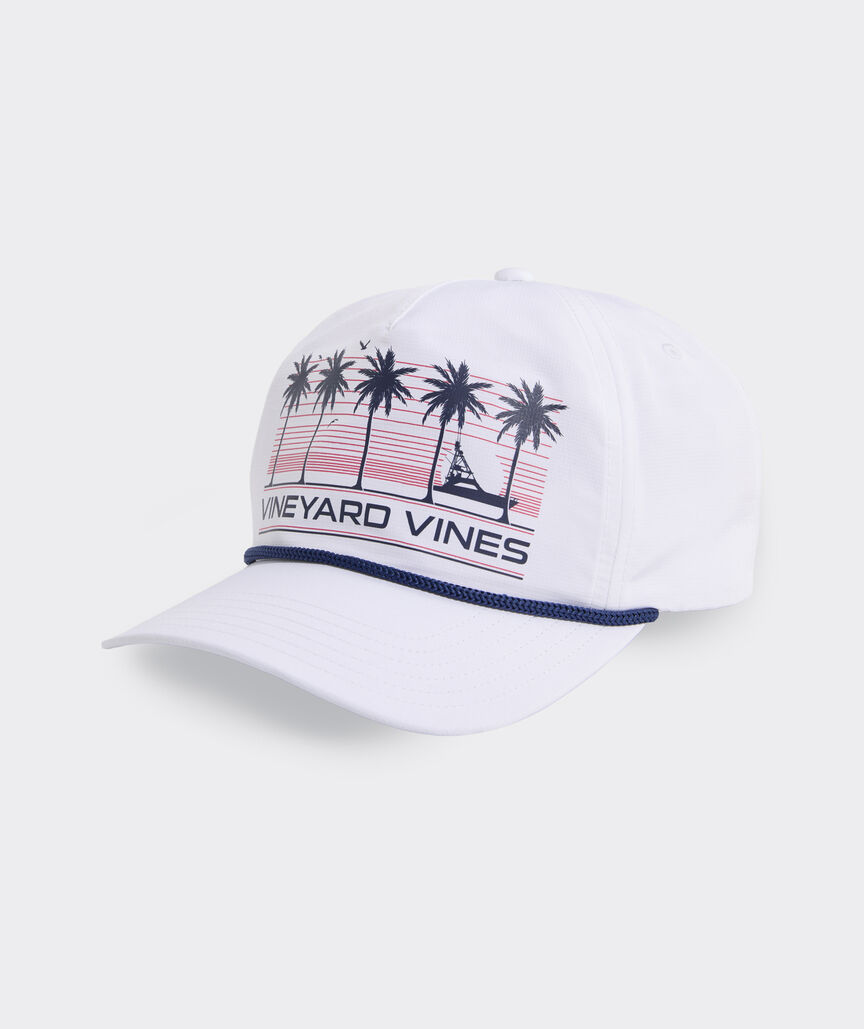 VV Palms Performance Flat Brim Hat