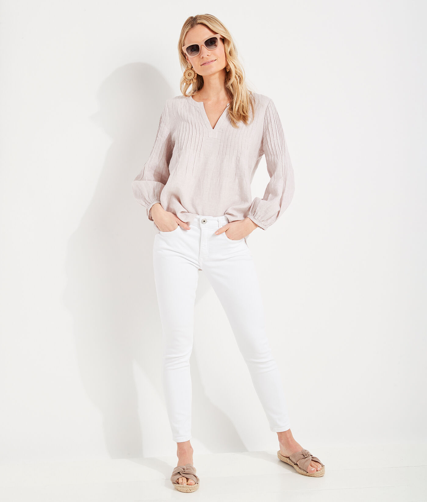Shop Jamie High-Rise Skinny White Jeans 