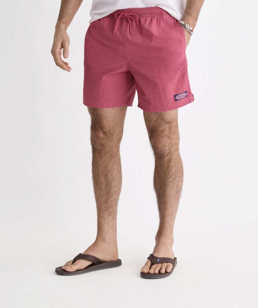 6 Inch Solid Island Swim Trunks