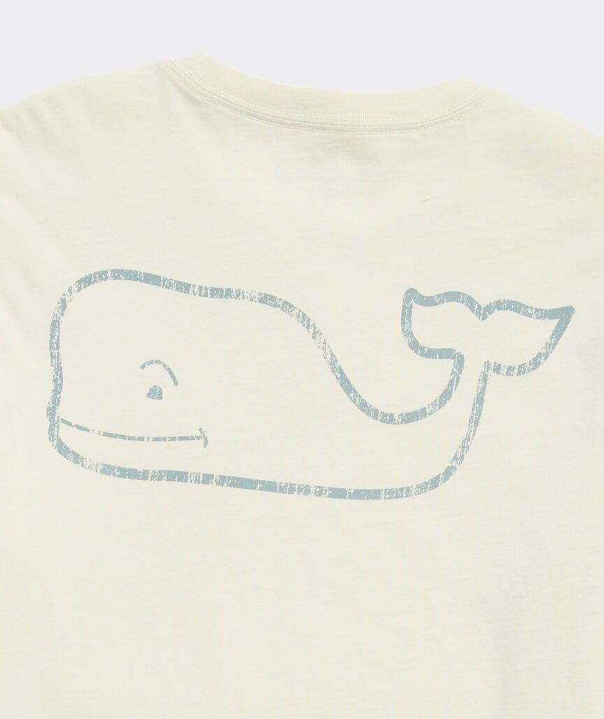 Vintage Whale Long-Sleeve Pocket Tee