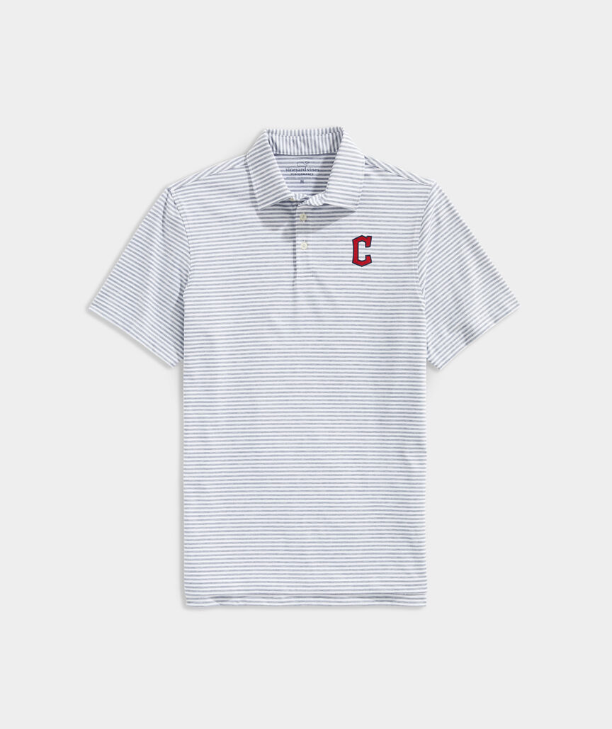 Cleveland Guardians Winstead Stripe Sankaty Polo