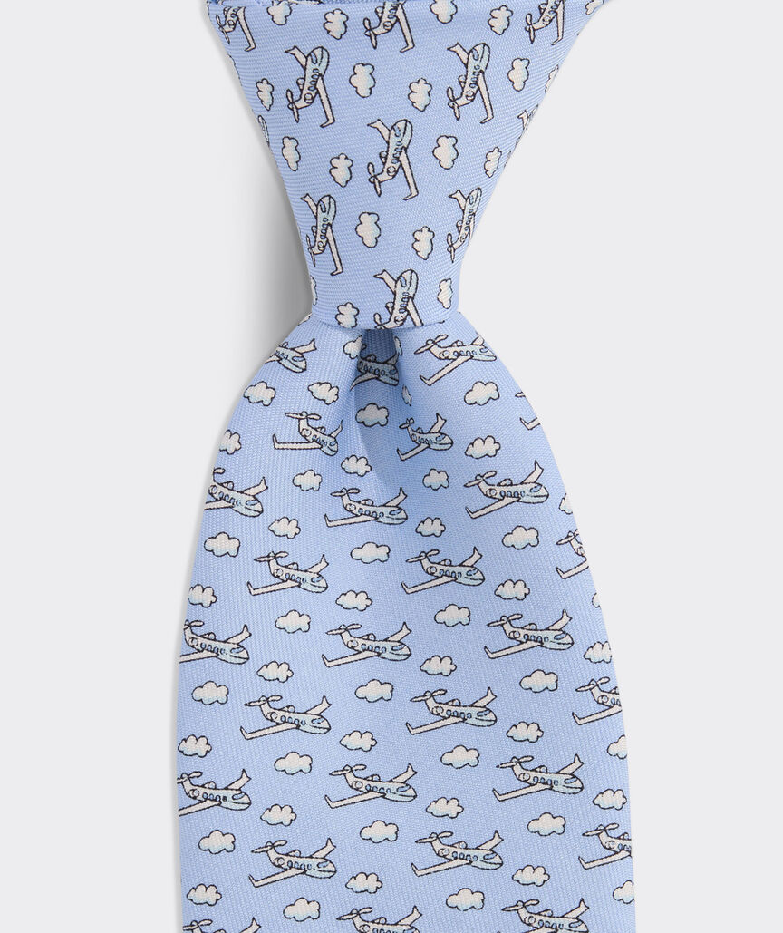 Boys' Airplanes Silk Tie