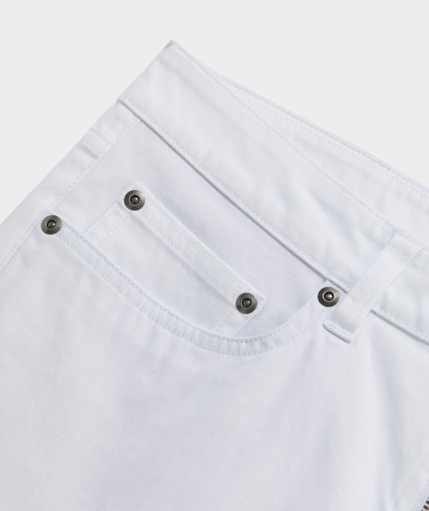 Garment-Dyed Twill 5-Pocket Pants