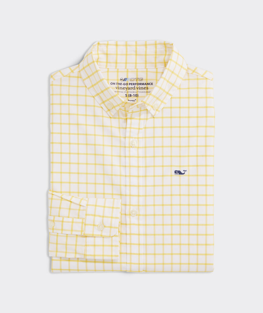 Boys' On-The-Go brrrº Tatersall Shirt