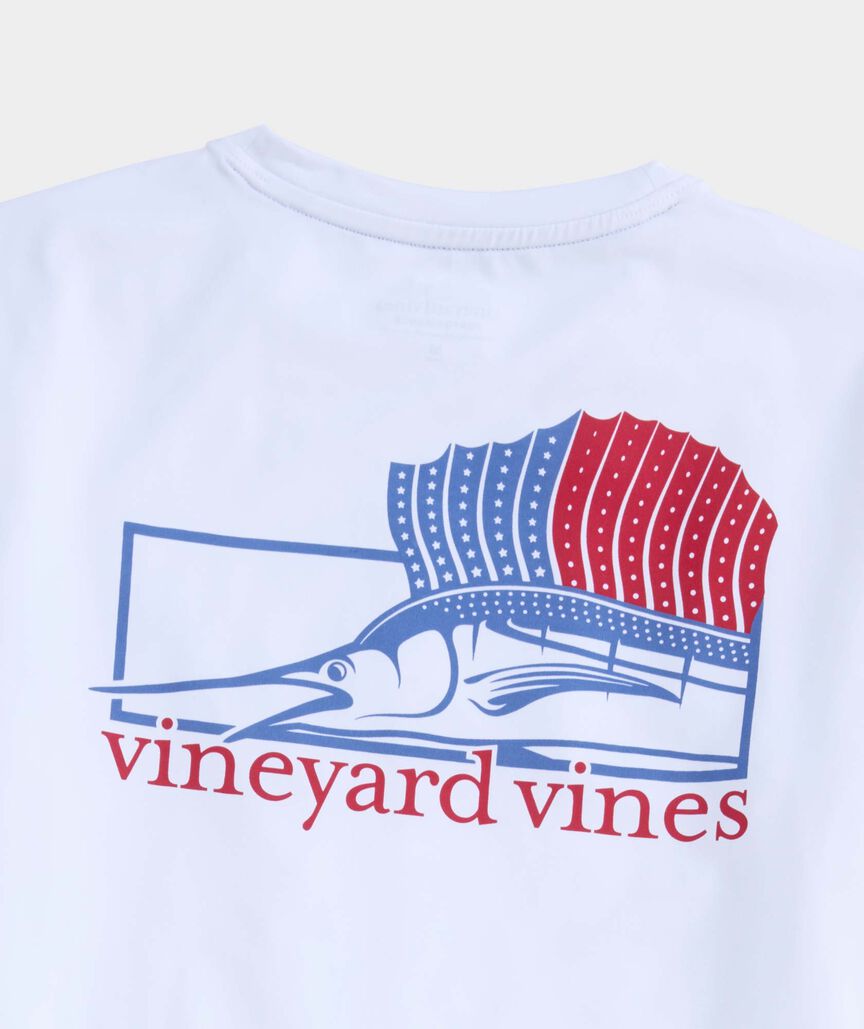 Boys' Sailfish Short-Sleeve Harbor Sun Performance Tee