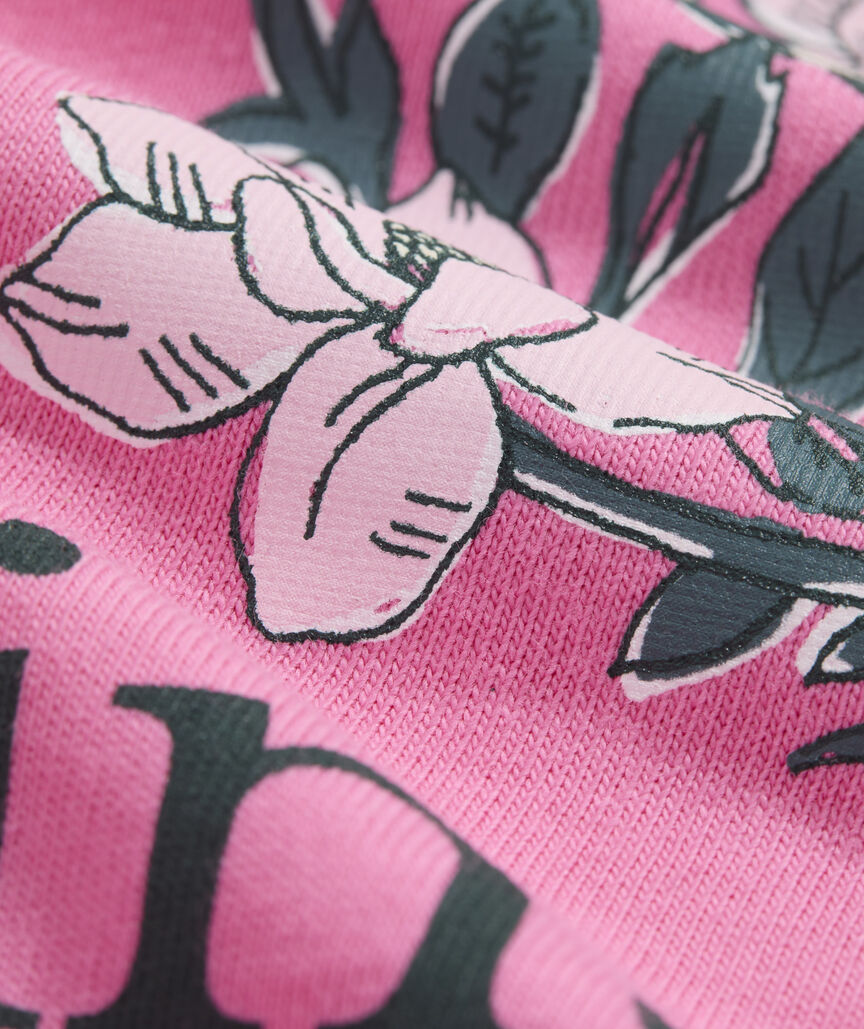 Magnolia Block Print Dynamic Whale Short-Sleeve Pocket Tee