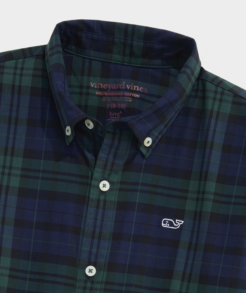 Boys' Performance Cotton Noel Blackwatch Shirt