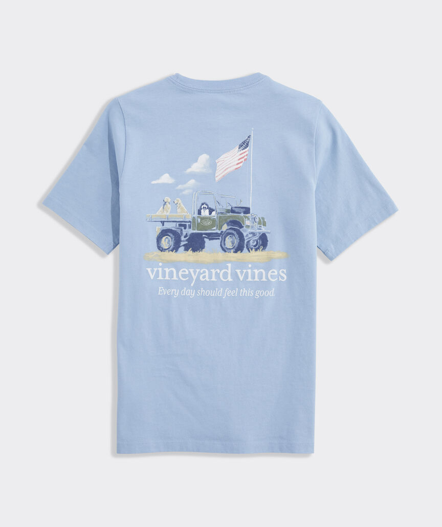 Boys' Painted Americana Truck Short-Sleeve Pocket Tee