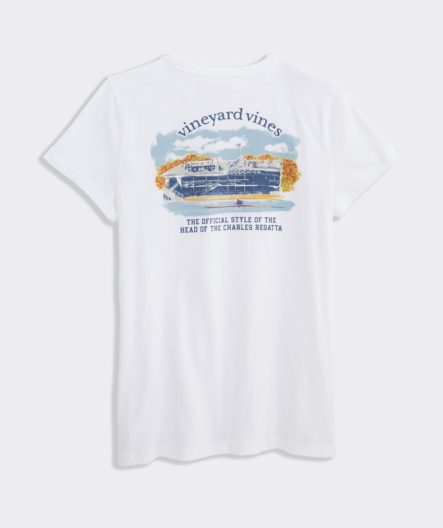 Head Of The Charles® Women's Painted Clubhouse Short-Sleeve Pocket Tee