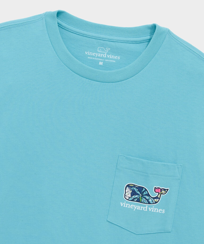 Florita Palms Whale Short-Sleeve Pocket Tee