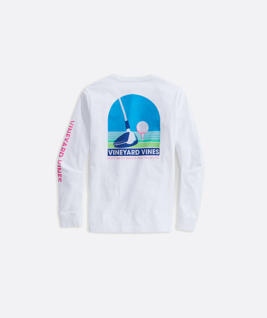 Boys' Every Drive Long-Sleeve Pocket Tee