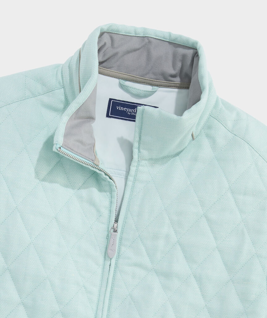 Textured Linen Dorset Quilted Vest