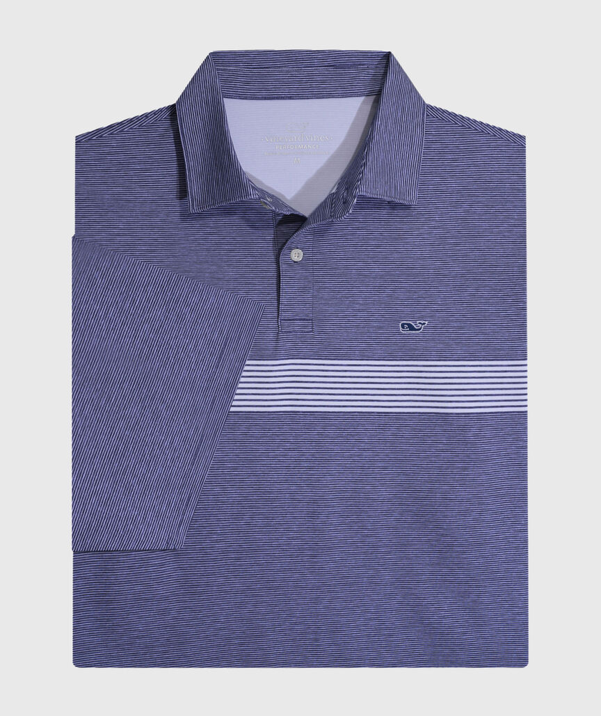 OUTLET Performance Seawall Stripe Polo