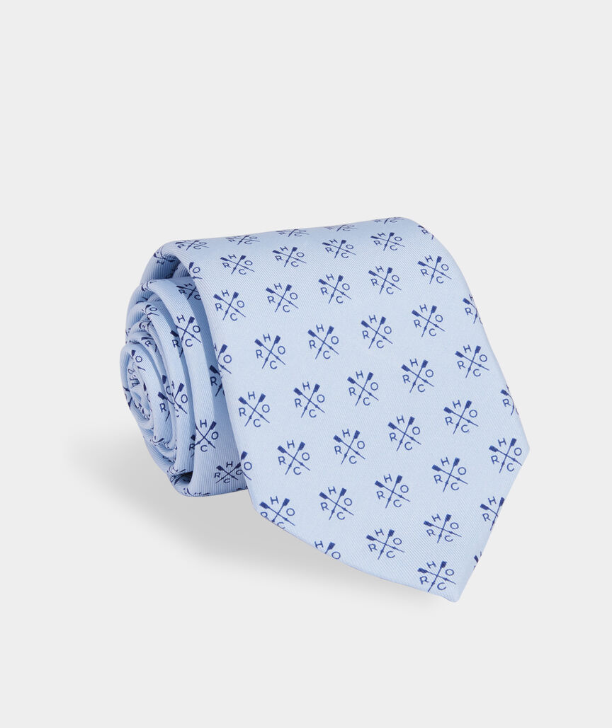 Head Of The Charles® Crossed Oars Printed Tie