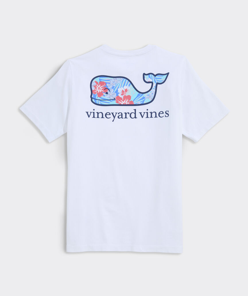 Boys’ Vintage Chappy Floral Whale Short-Sleeve Pocket Tee