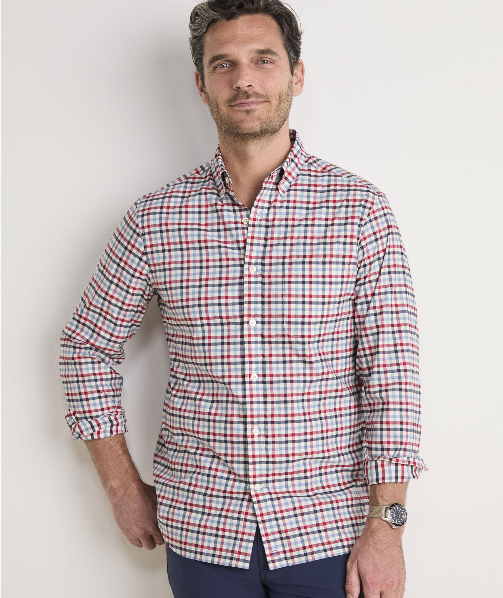 Tattersall Performance Cotton Shirt