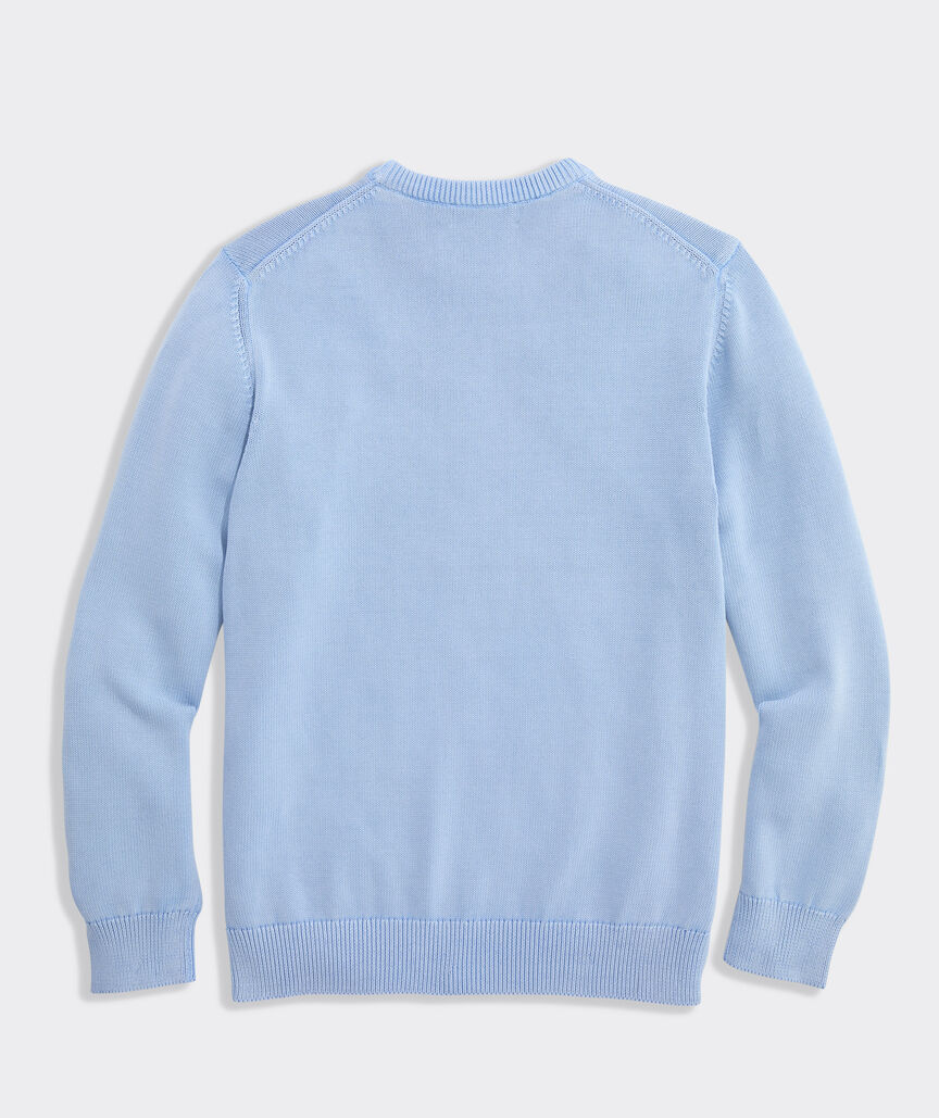 Garment-Dyed Cotton Crewneck