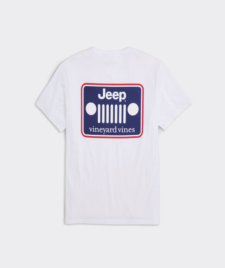 Jeep® Collection Front Grill Short-Sleeve Pocket Tee