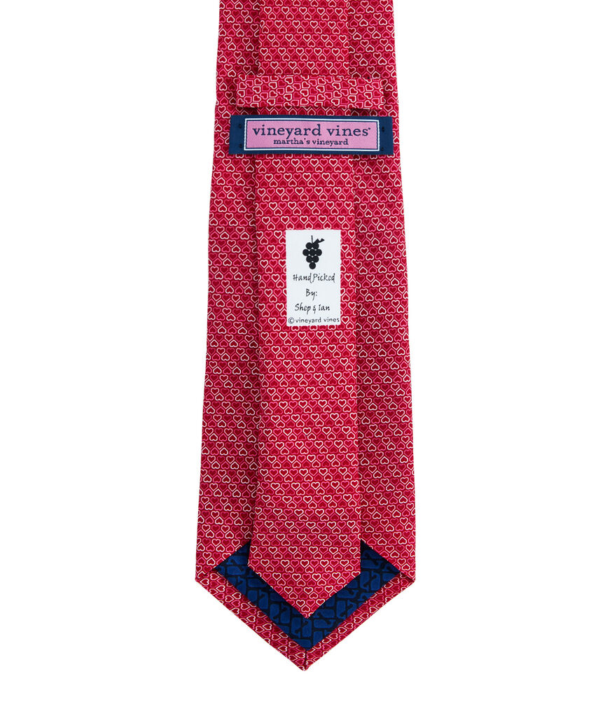 Hearts Silk Tie