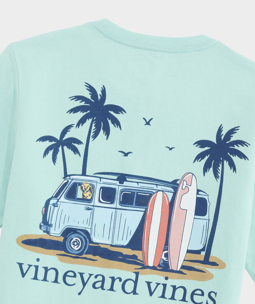 Boys' Pup And Surf Van Short-Sleeve Pocket Tee