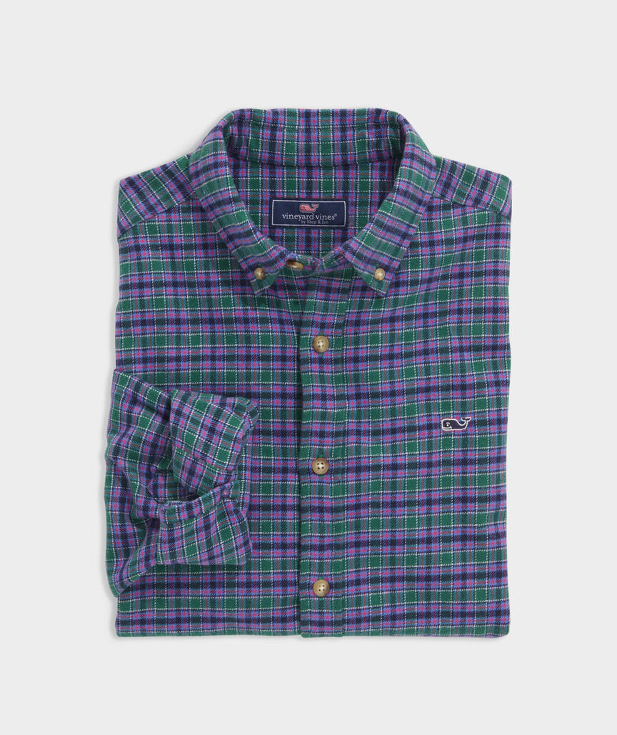 Stretch Flannel Check Shirt