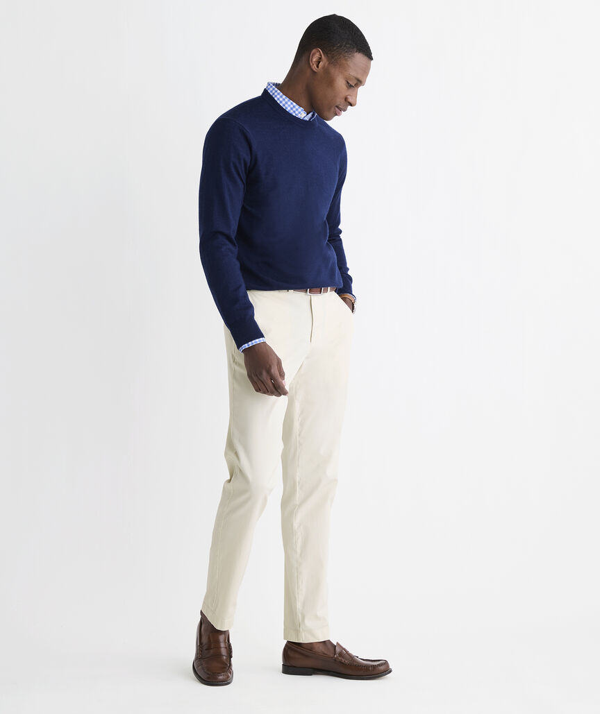 Cashmere Silk Crewneck Sweater