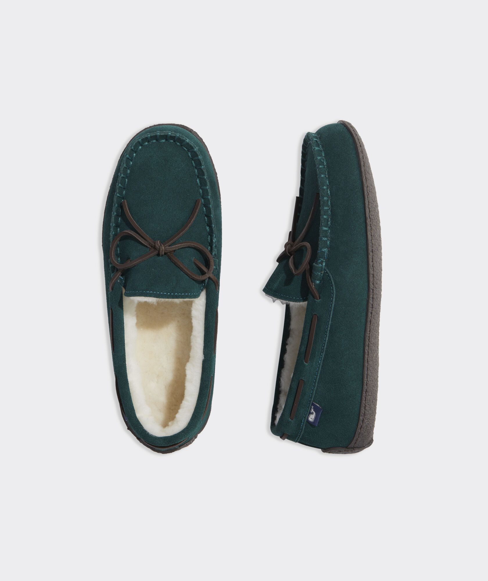 Classic Suede Shearling Slippers