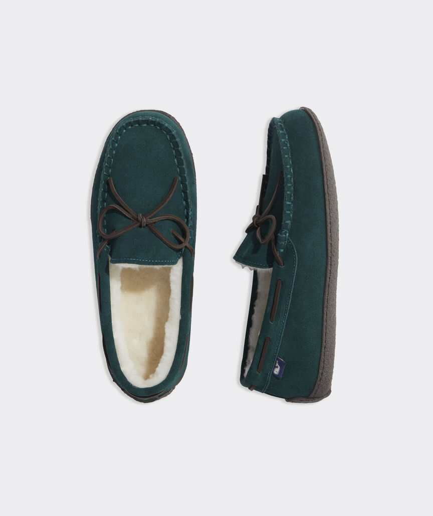 Classic Suede Shearling Slippers