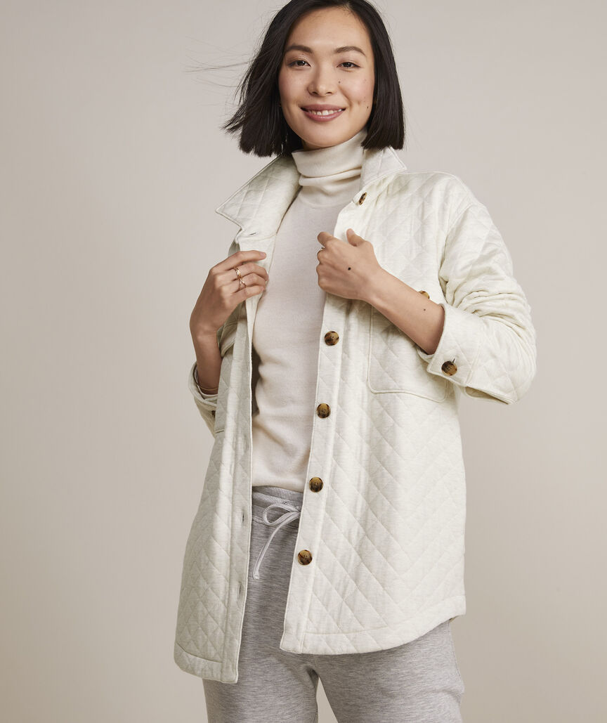 Shop Quilted Dreamcloth® Shirt Jacket at vineyard vines