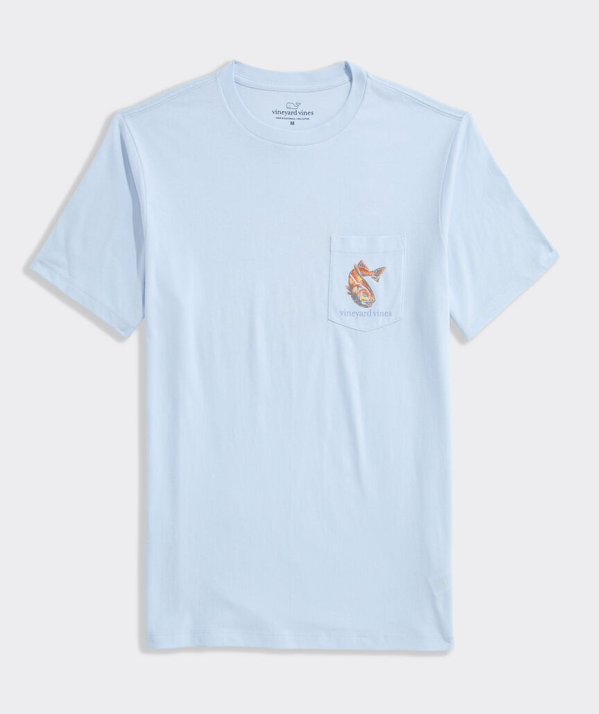 Redfish Crab Short-Sleeve Pocket Tee