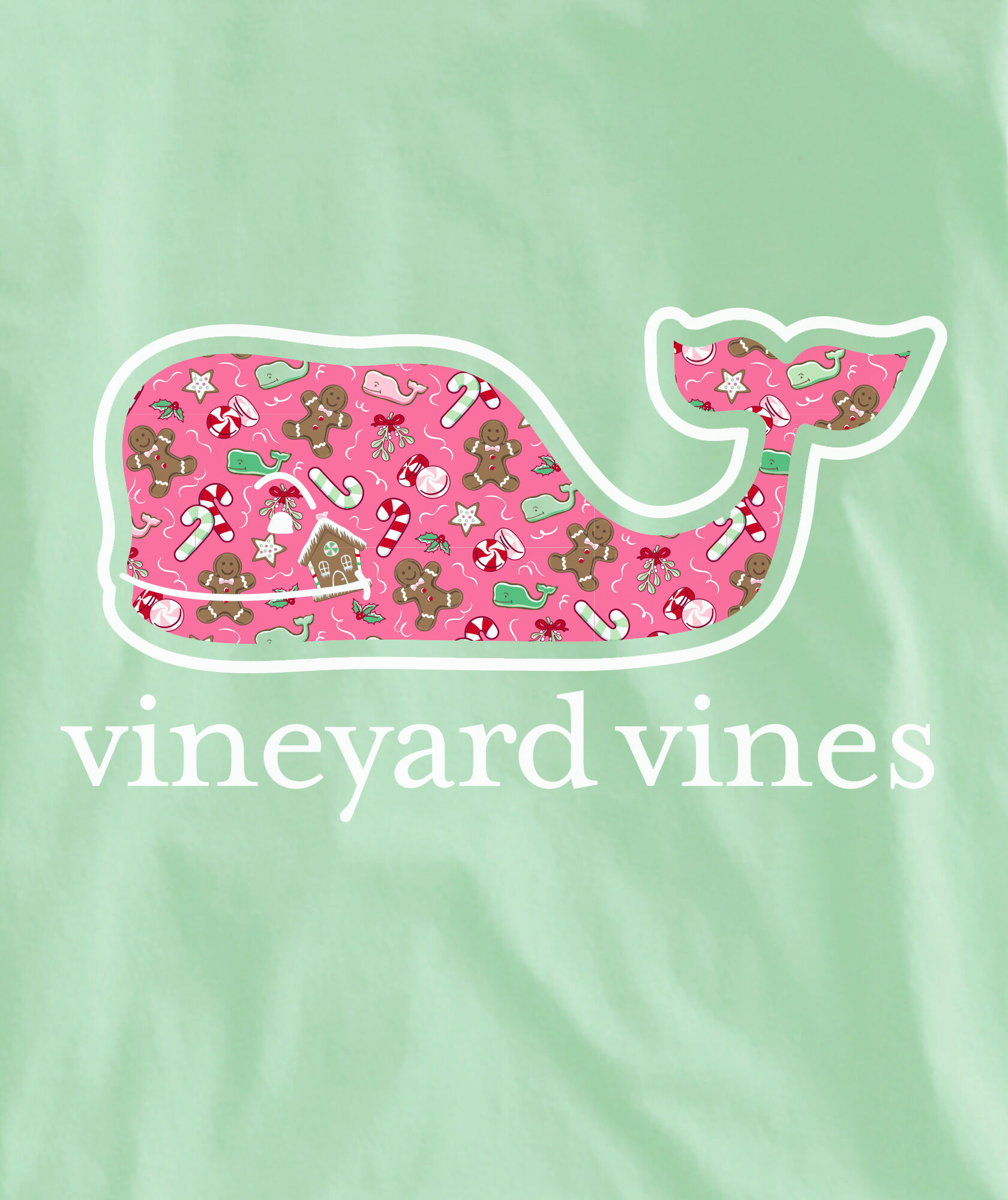 OUTLET Girls' Gingerbread Whale Long-Sleeve Pocket Tee