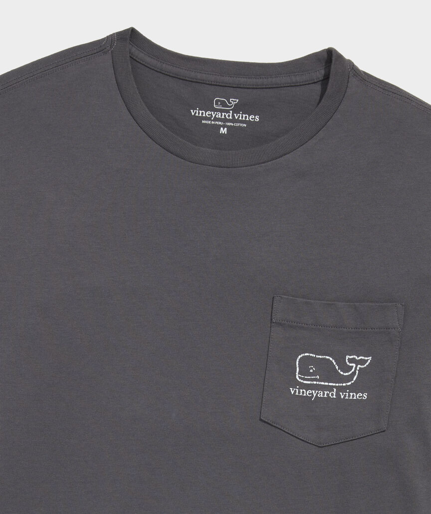 Vintage Whale Long-Sleeve Pocket Tee