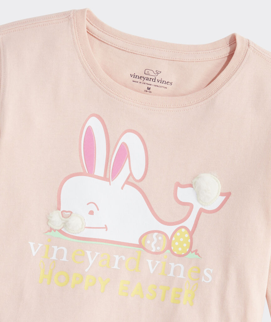 Girls' Fuzzy Easter Bunny Long-Sleeve Tee