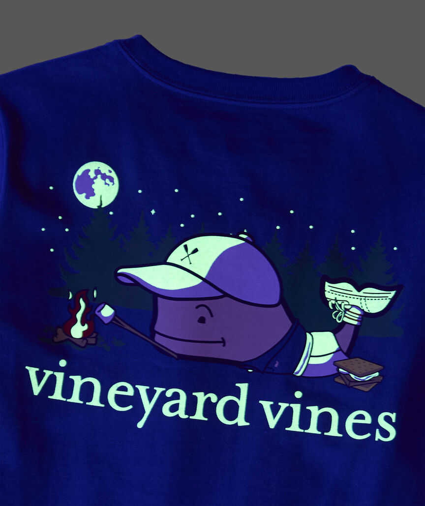Boys' Glow-In-The-Dark Camper Whale Short-Sleeve Pocket Tee