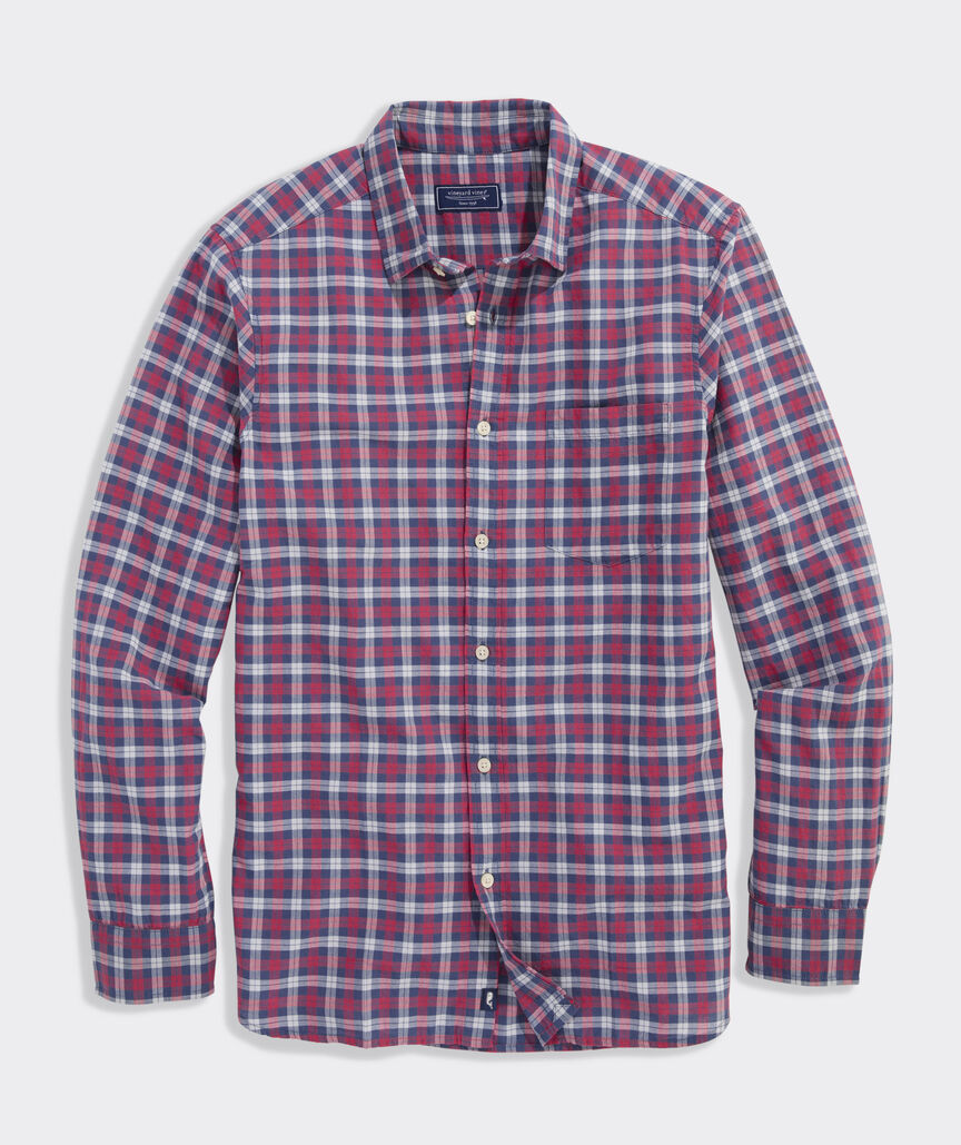 Overlook Plaid Cotton Madras Shirt