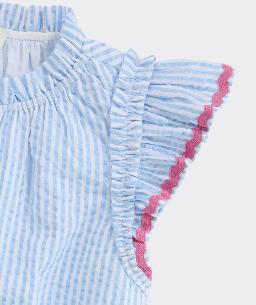 Girls' Piper Seersucker Top