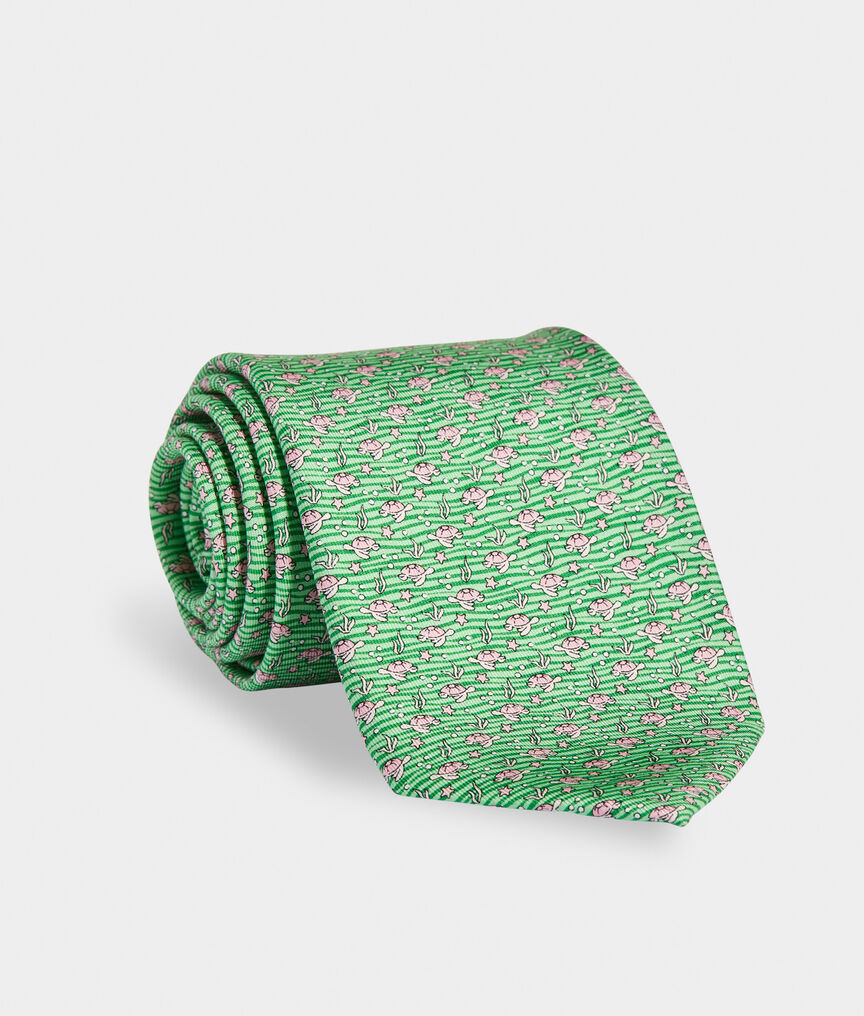 Sea Turtles Printed Tie