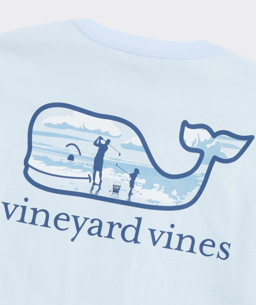 Father's Day Golf Whale Short-Sleeve Pocket Tee