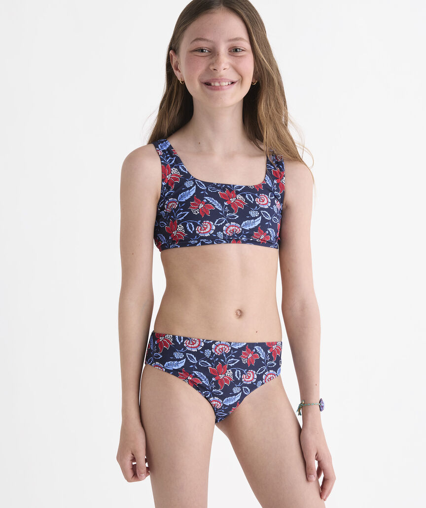 Girls' Square-Neck Bikini