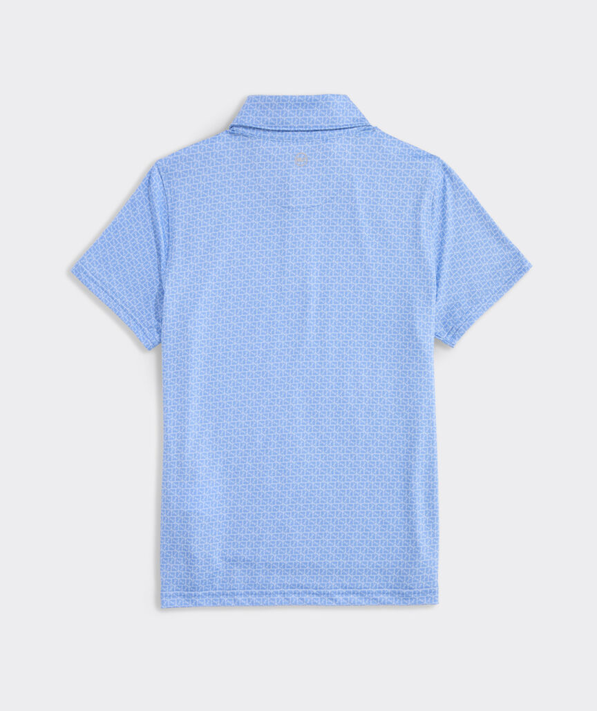 Boys' Performance Printed Sankaty Polo