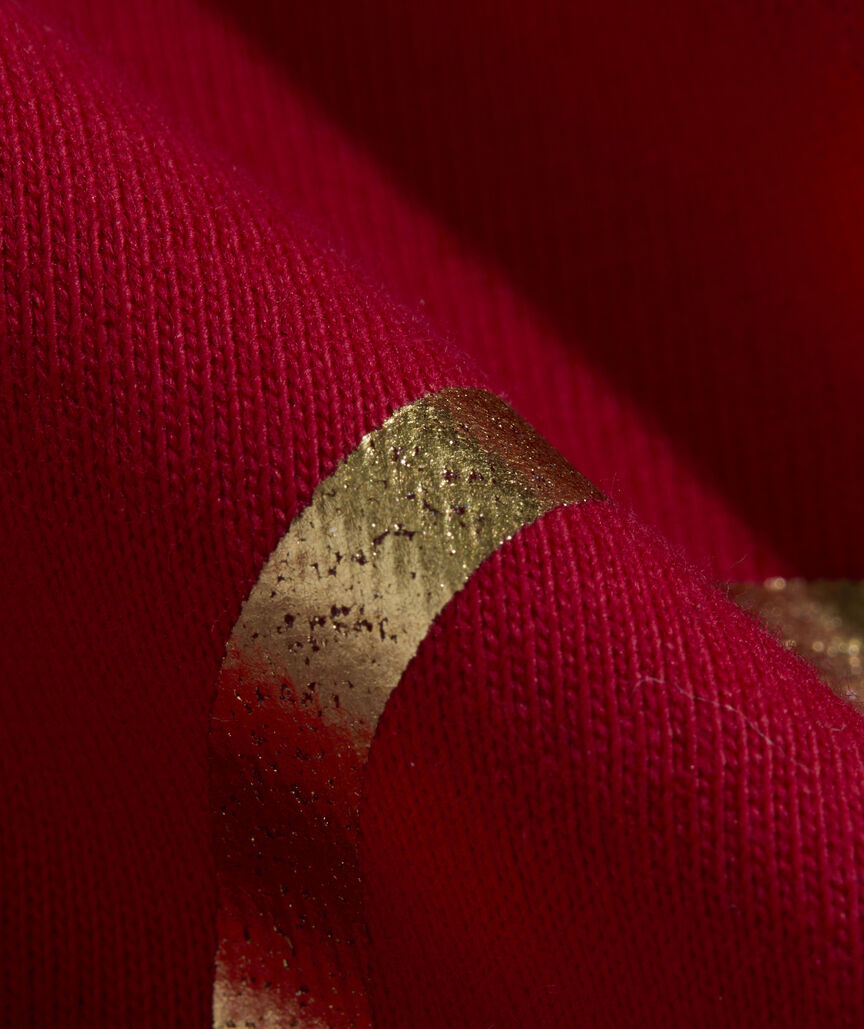 Women's Foil Vintage Whale Long-Sleeve Pocket Tee