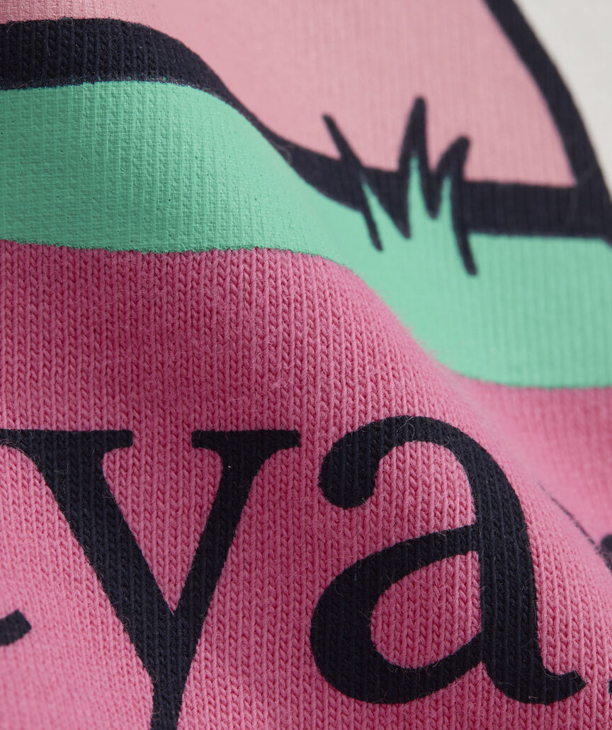 Girls' Bow Lacrosse Whale Short-Sleeve Pocket Tee