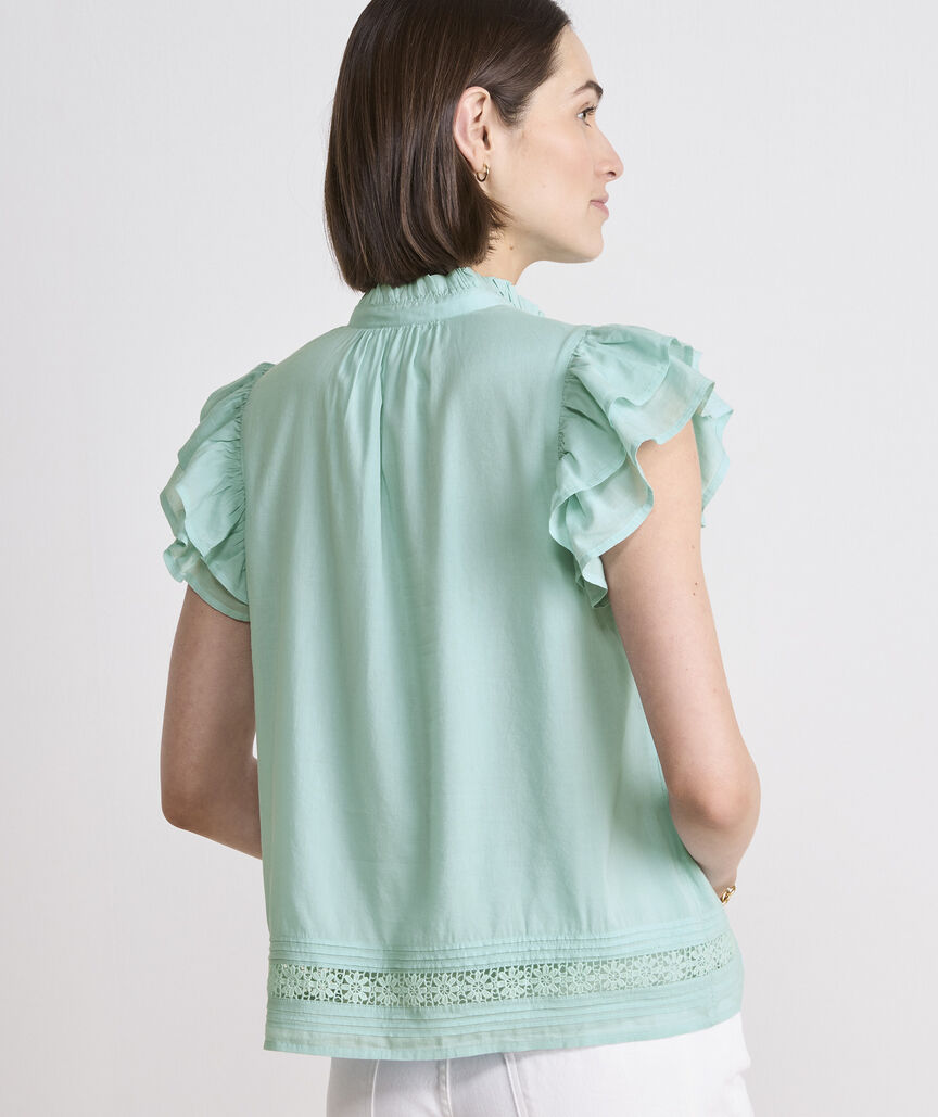 Adare Lace Inset Top