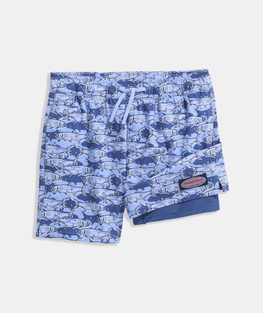 Boys' Short Liner Chappy Swim Trunks