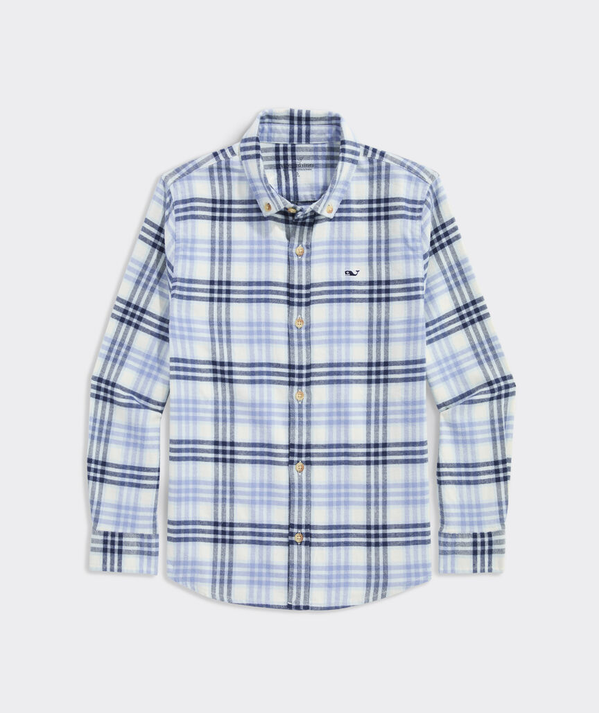 Boys' Vineyard Flannel Plaid Shirt