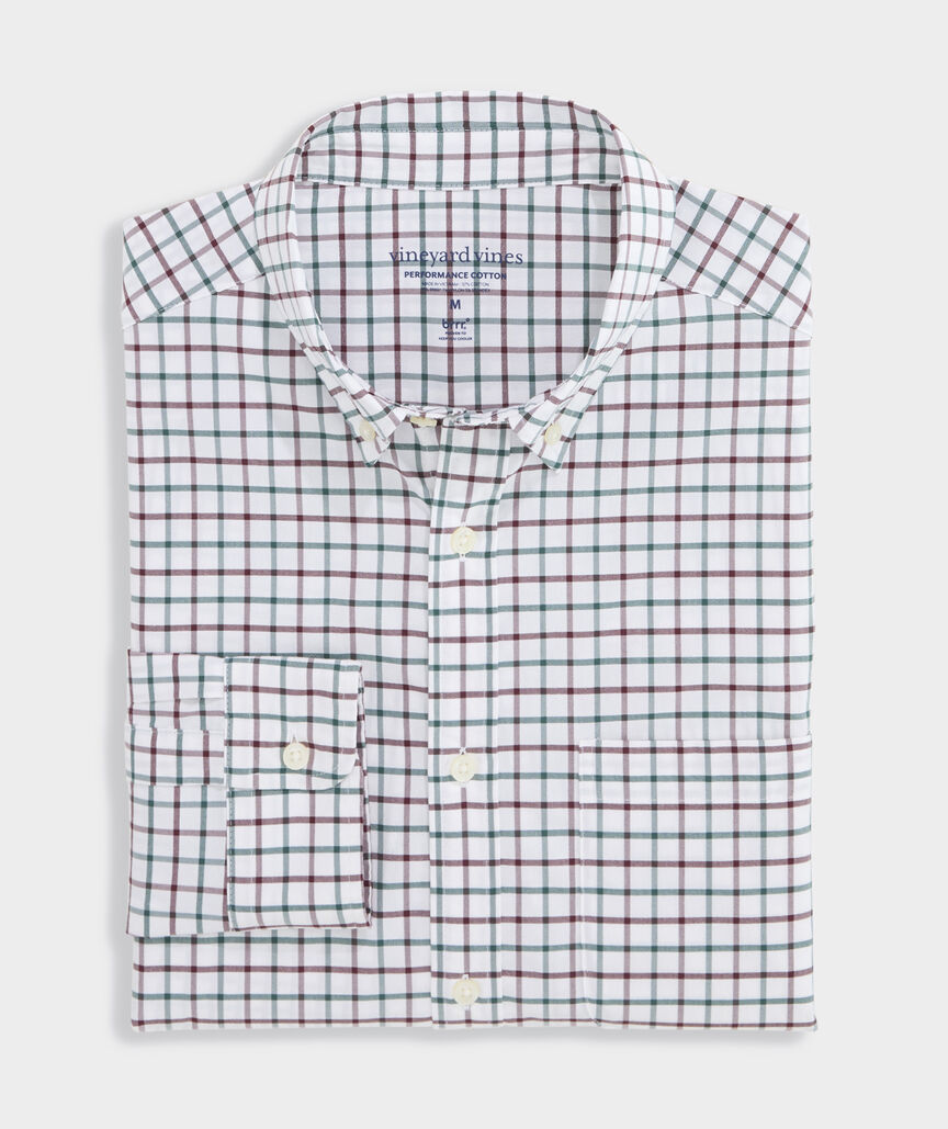 Quidnet Tattersall Performance Cotton Shirt